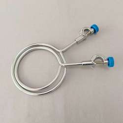 Open ring retort support with bosshead